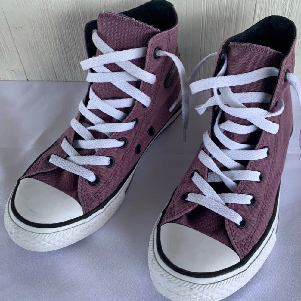 Converse Youth Chuck Taylor All Star Hi Shoe Moody Purple Size 3